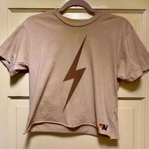 Aviator Nation Sand// Mocha Bolt Tee